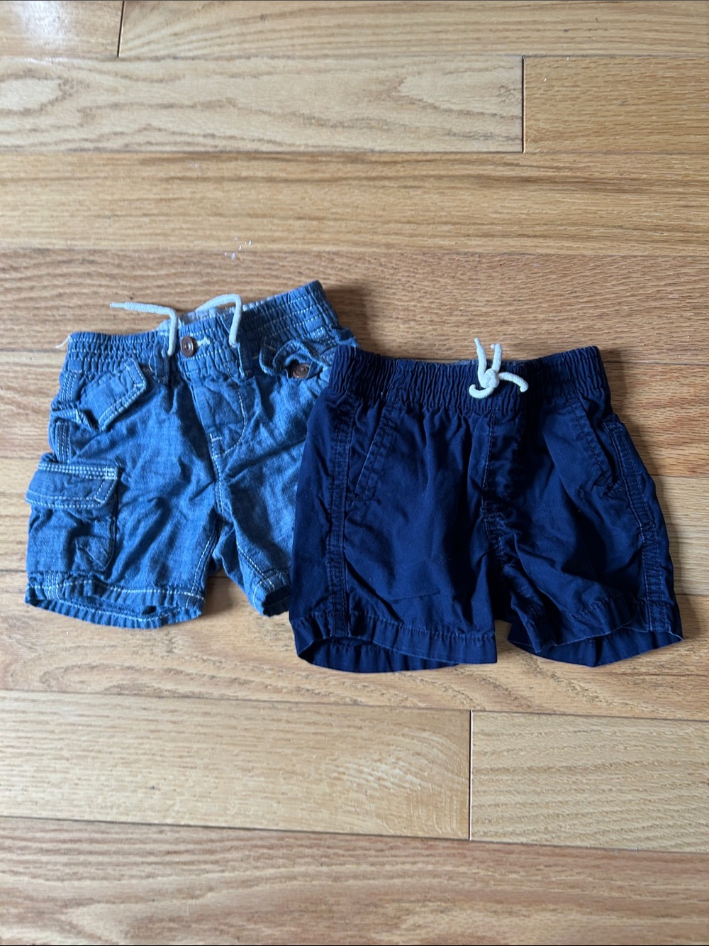 GAP baby 6-13m Shorts - navy and Light Denim
